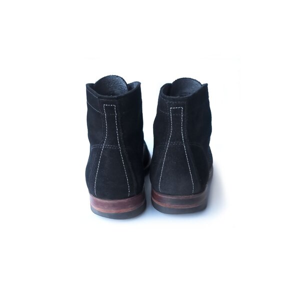 Wolverine 1000 Mile Boot Womens 7.5 Black Suede Leather Lace Up Boots USA - Picture 5 of 10